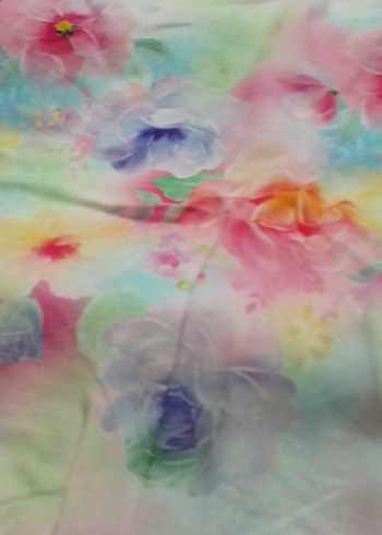 Çocuklar İçin Pastel Çok Renkli Batik Desenli Battaniye - Görsel 2