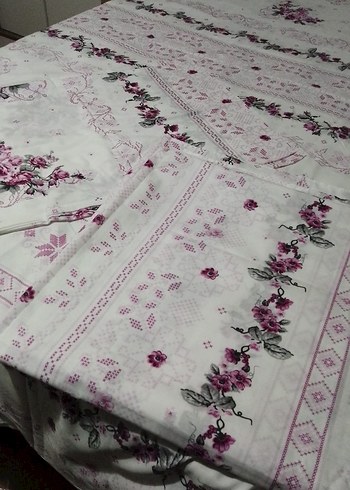 Nakışlı Mavi Nevresim Takımı - Görsel 2