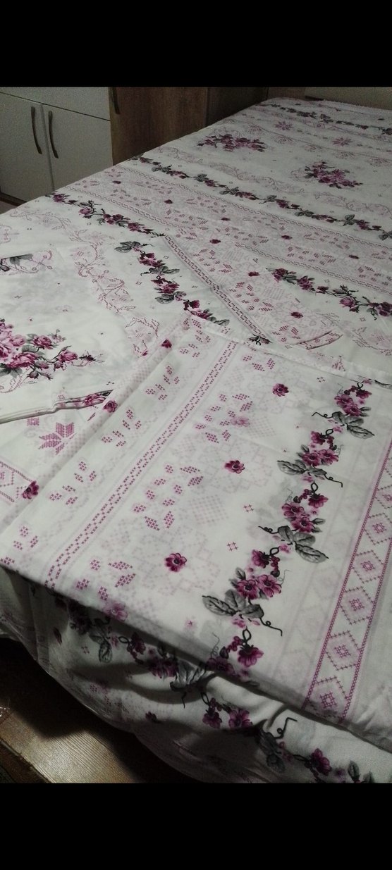 Nakışlı Mavi Nevresim Takımı - Görsel 2