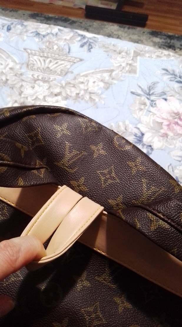 Kahverengi Baskılı Deri Kadın Çanta - Görsel 5