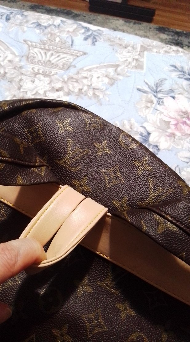 Kahverengi Baskılı Deri Kadın Çanta - Görsel 4