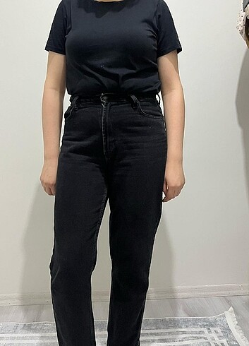 Bershka Bershka kadın siyah comfort moment jean