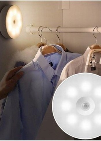 USB Şarjlı Beyaz LED Mıknatıslı Sensörlü Lamba - Görsel 4