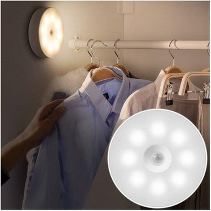 USB Şarjlı Beyaz LED Mıknatıslı Sensörlü Lamba - Görsel 4