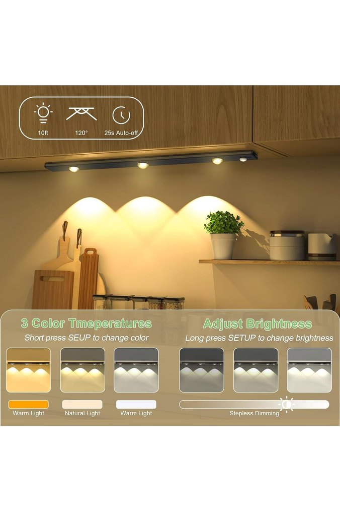 Cata Cabinet Şarjlı Sensörlü 3 renk - Görsel 2