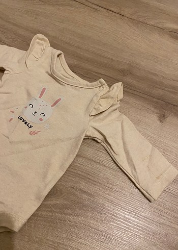 Bej Bebek Kız Örgü Uzun Kollu Takım - Görsel 3