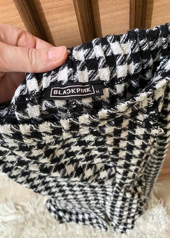 Ekose Desenli Pilili Uzun Etek - Görsel 3