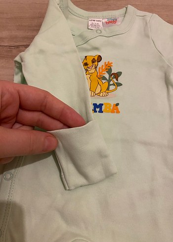 Baskılı Uzun Kollu Bebek Tulum - Görsel 3