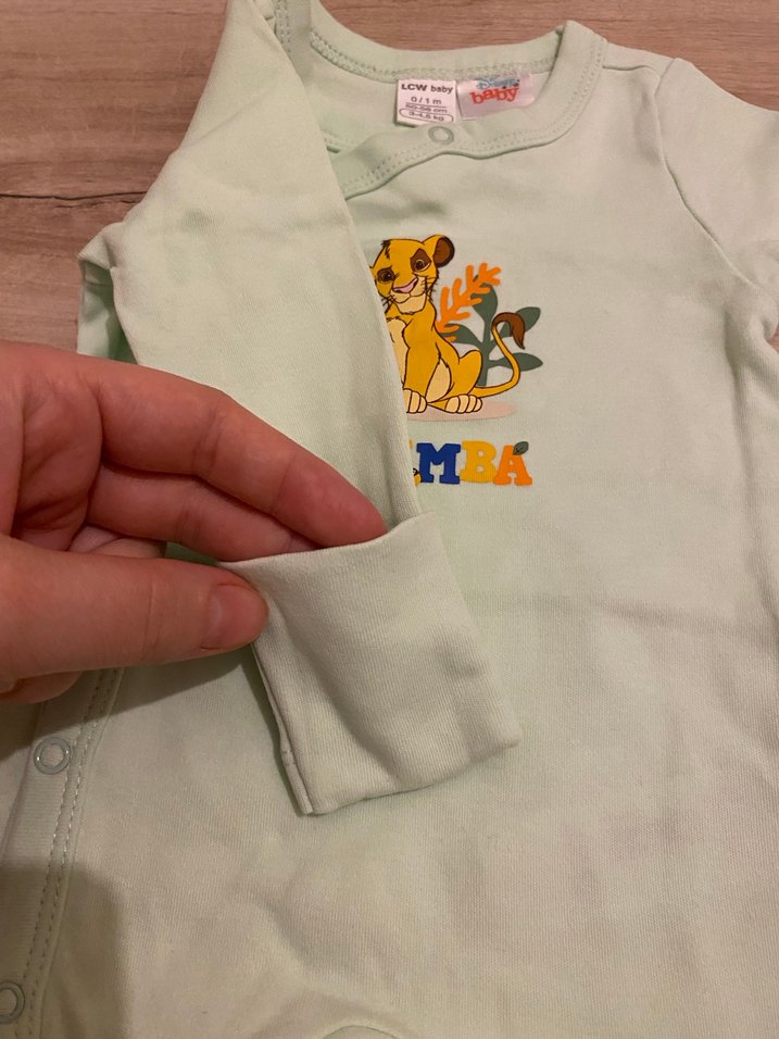 Baskılı Uzun Kollu Bebek Tulum - Görsel 3