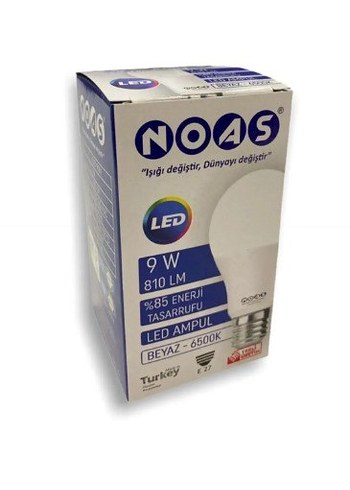 NOAS 9W Beyaz LED Ampul