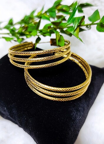 Burgu Gold Halka Küpe