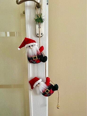Beden Renk Tırmanan Noel Babalar, yılbaşı süsü