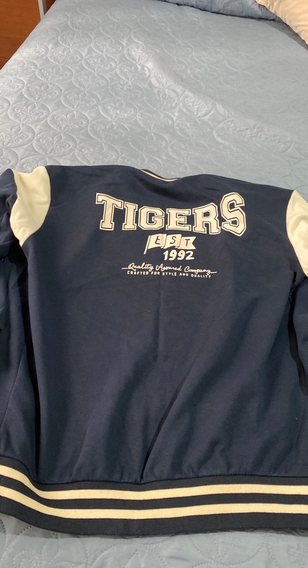 Erkek Çocuk Lacivert Baskılı Düğmeli Ceket - Görsel 4