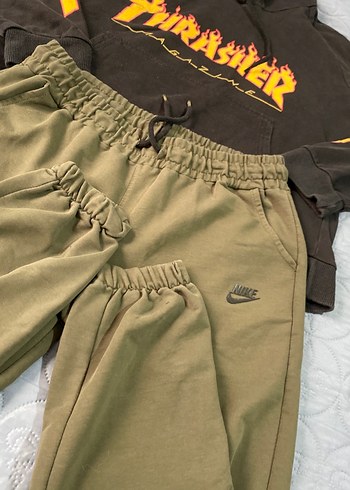 Kadın Haki Rahat Kesim Eşofman Altı - Görsel 4