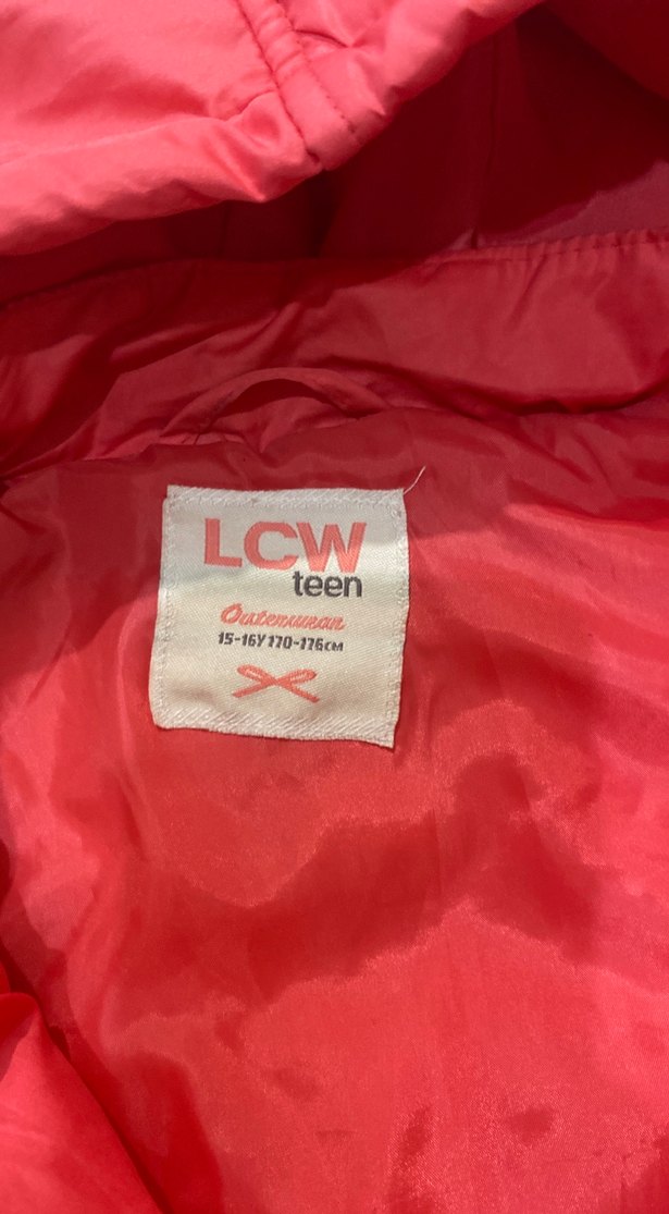 Kız Çocuk Kapüşonlu Fermuarlı Pembe Yelek - Görsel 2