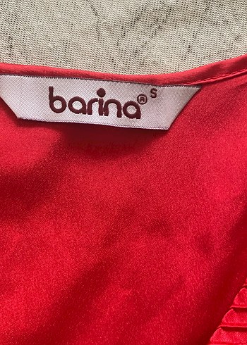 Kadın saten Kırmızı Kısa Kollu Pijama Takımı - Görsel 5