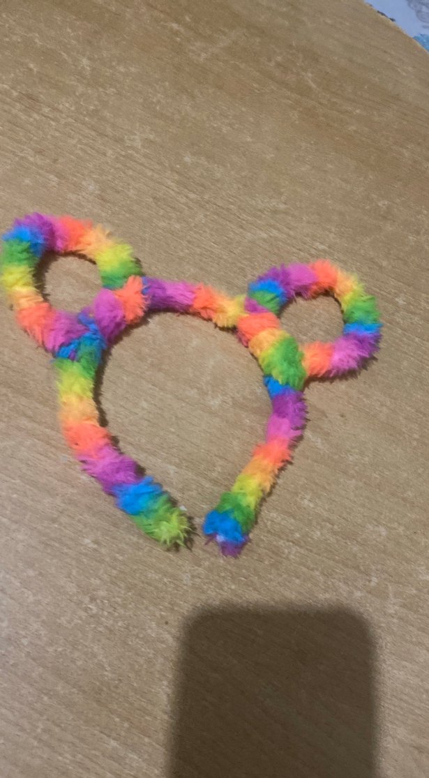 Renkli Peluş Kedi, Top ve Oyuncak Tavuk - Görsel 3