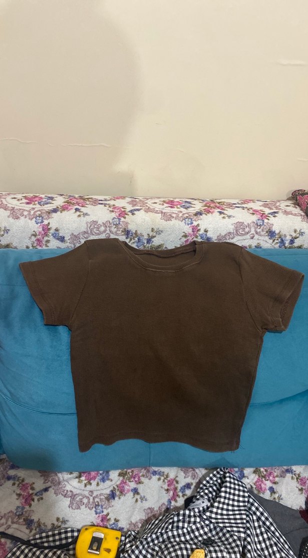 Kadın Beyaz  Kısa Crop Top - Görsel 4