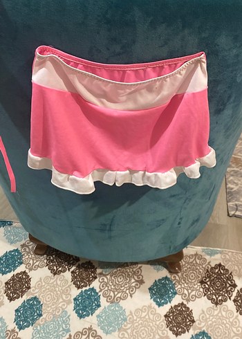 Pembe Nakışlı Mini  çocuk mayosu - Görsel 3