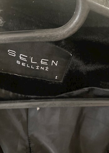 Siyah Midi Boy Gotik Kadın Kaban beden 1 - Görsel 5