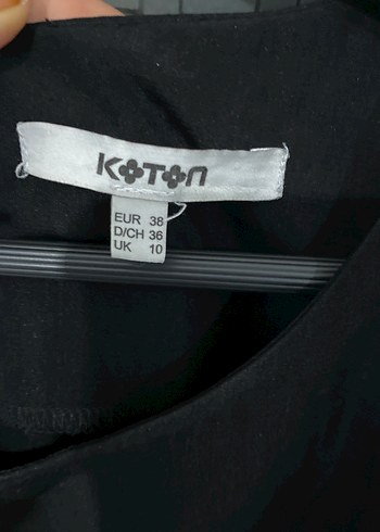 Siyah Midi V Yaka Fırfırlı Elbise - Görsel 3