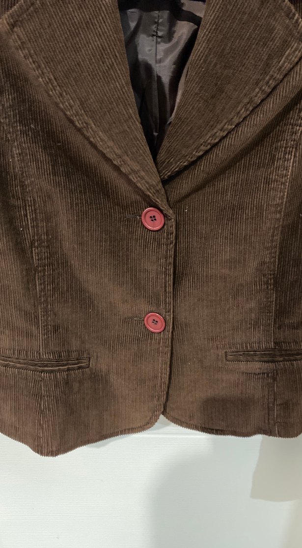 Kahverengi Süet Kadın Blazer Ceket - Görsel 4