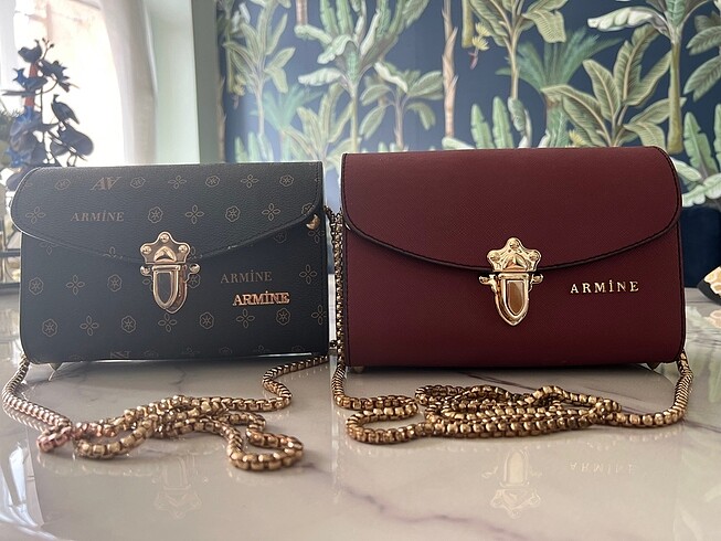 Armine Armine çanta ahşap detaylı