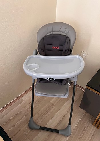 KANZ Gri Bebek Mama Sandalyesi