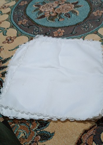 beyaz pecete kenarı dantel orgu - Görsel 4