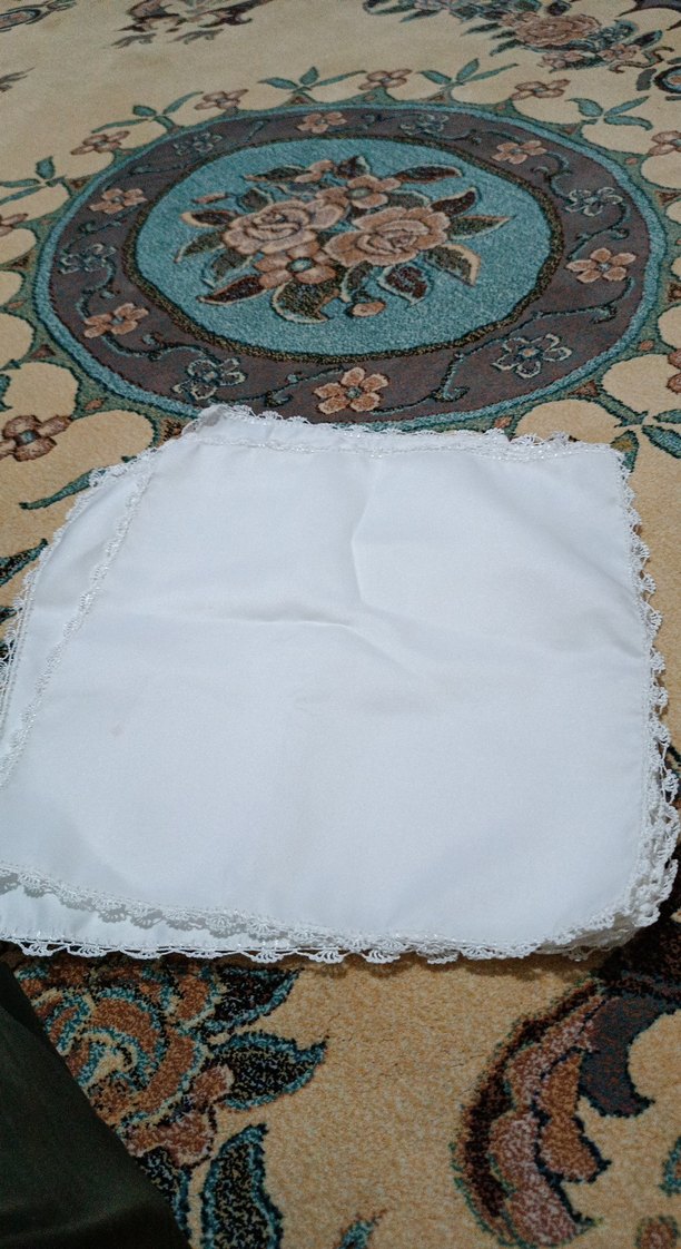 beyaz pecete kenarı dantel orgu - Görsel 2