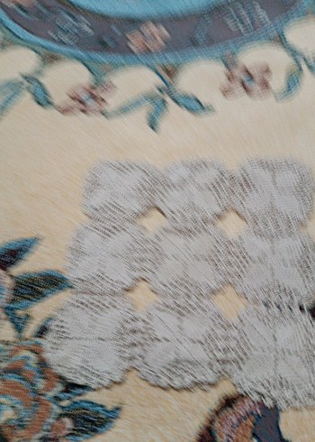 El Yapımı Bohem Dantel Motifli Örtü - Görsel 3