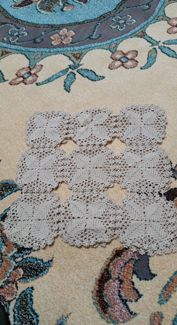 El Yapımı Bohem Dantel Motifli Örtü - Görsel 2