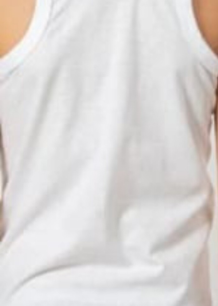 Fidan 6?lı Paket Beyaz Çocuk Atlet - Görsel 2