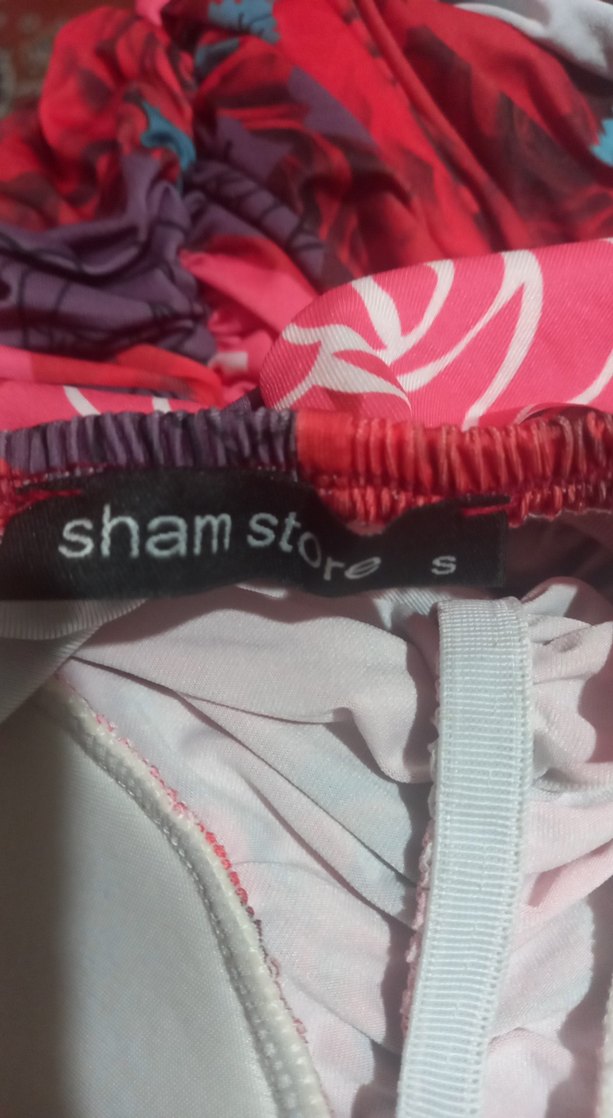 Renkli Drapeli Kadın Pavyon Elbisesi - Görsel 3