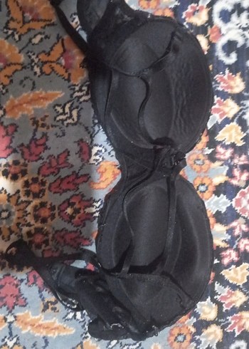 Siyah Desenli Gotik Sütyen - Görsel 3