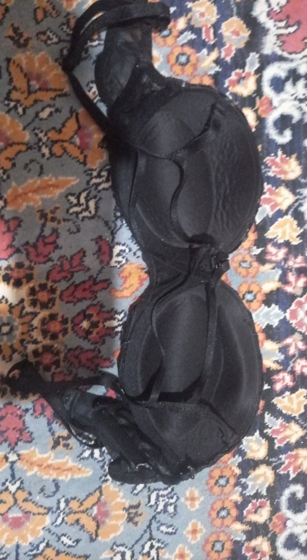 Siyah Desenli Gotik Sütyen - Görsel 3