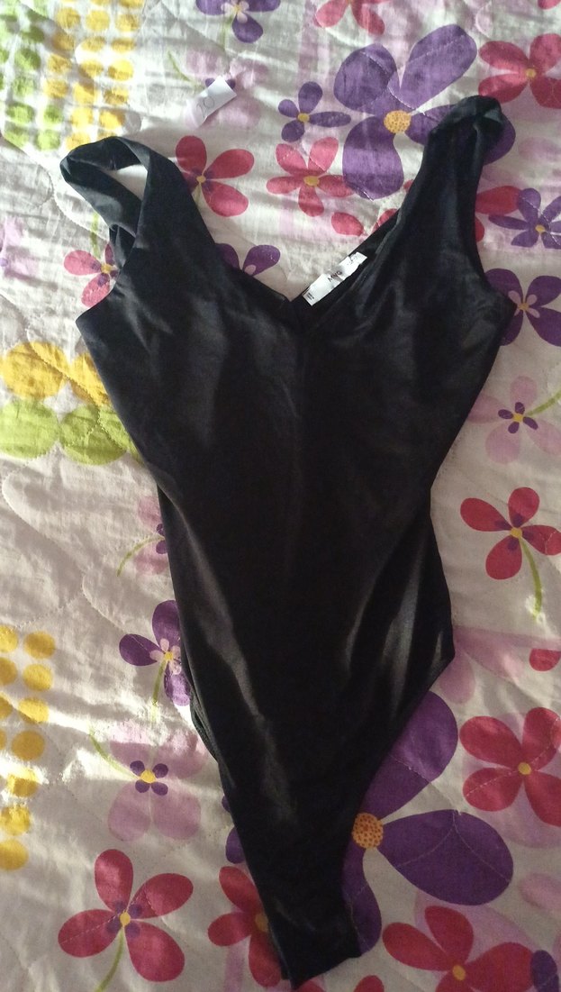 Siyah Drapeli Fit Kadın Monokini - Görsel 2