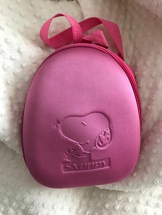 Pembe Snoopy çanta