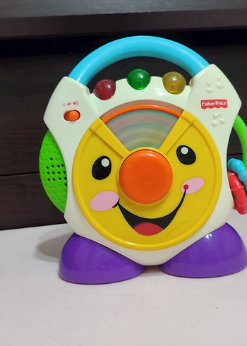 Fisher Price Müzikli ışıklı eğitici cd çalar