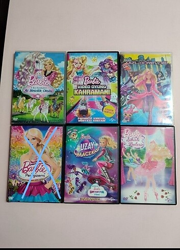 Orjinal Barbie dvd ler 
