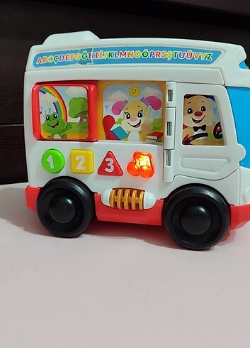 Fisher price eğitici otobüs