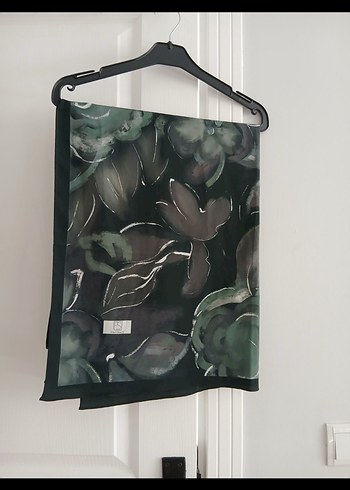 Siyah mint bordo şal - Görsel 2