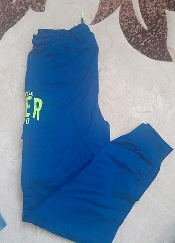 12-13 Yaş Beden lacivert Renk Erkek çocuk pijama 