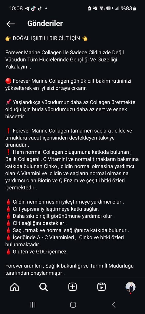 Forever Marine Collagen Erkek Cilt Bakımı - Görsel 2