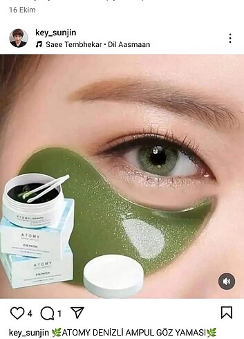 Nemlendirici göz bandi - Görsel 2