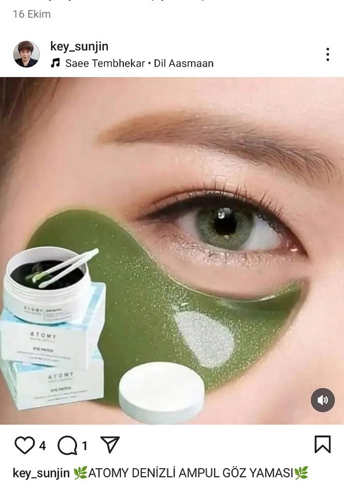 Nemlendirici göz bandi - Görsel 2