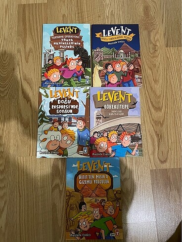 Levent macera şeridi 5 adet kitap
