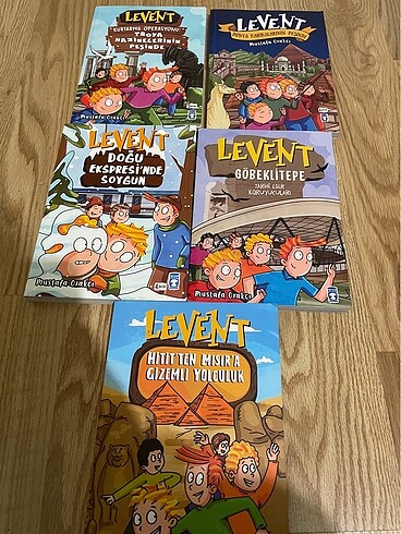 Levent macera şeridi 5 adet kitap