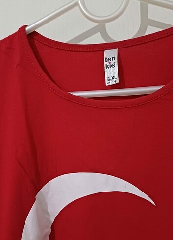 Diğer Türk bayrakl kırmizi t-shirt
