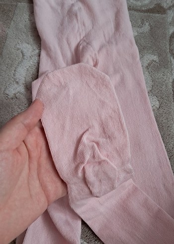 7 Yaş Beden Yeni pembe Külotlu Çorap.